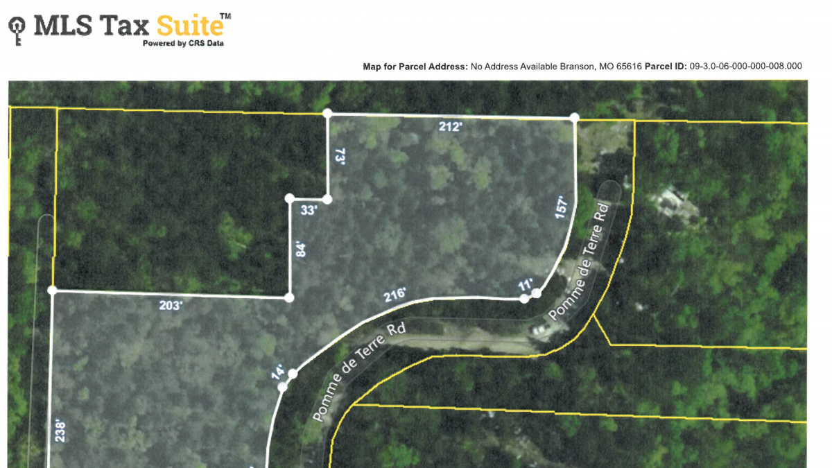 Pomme De Terre Road, Branson, Missouri 65616, ,Land,For Sale,Pomme De Terre Road,1010